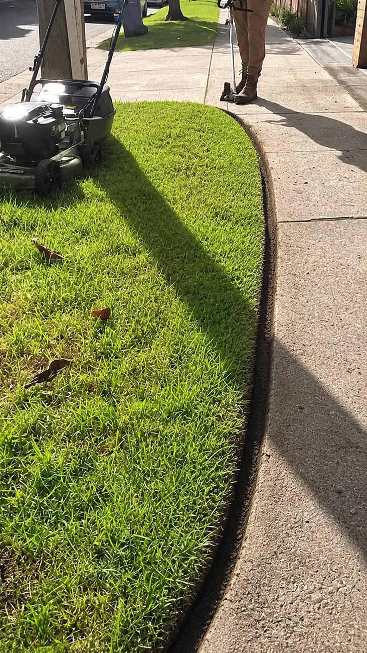 Clean sharp edging